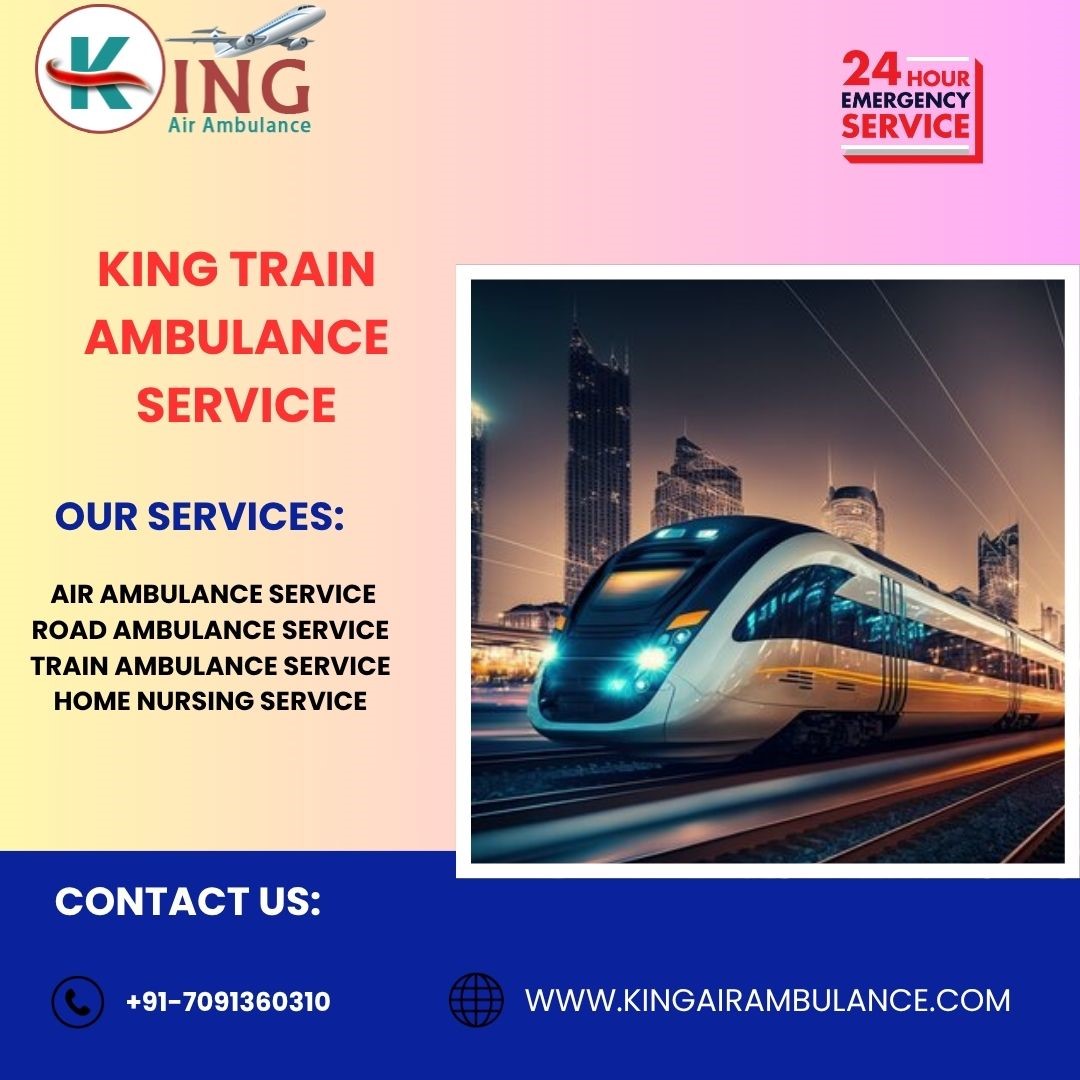 King makes sure you that you don’t have any problem while travelling in Train Ambulance in Gorakhpur