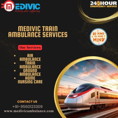 Medivic Provides Consistent Updates of the Transit in Ranchi in a Train Ambulance