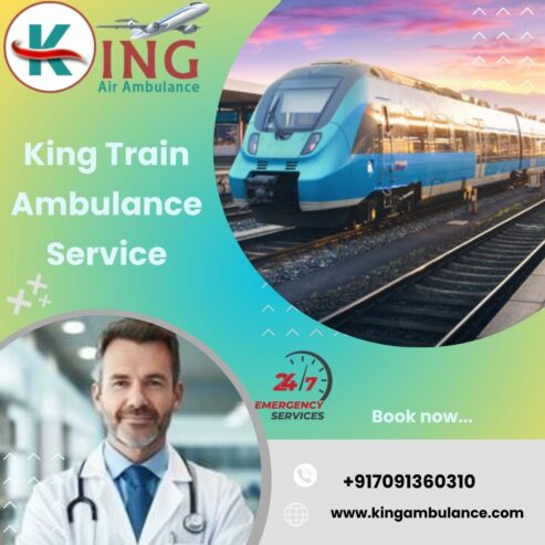 King Supports You from the Very First Call in Jamshedpur in a Train Ambulance