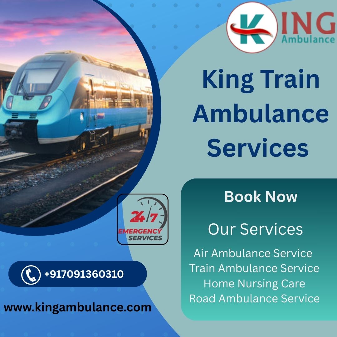 King Train Ambulance Service in Delhi mobilize patients with clinical precision