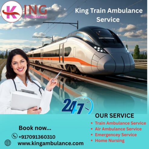 King Train Ambulance provides dynamic mobility across distances in Siliguri