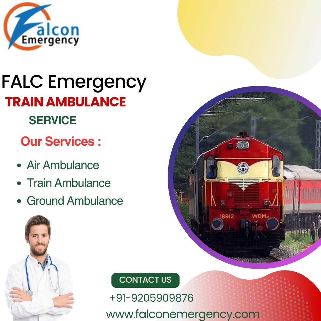 Choose the Falc Emergency Train Ambulance Service in Mumbai that has qualified medical assistants