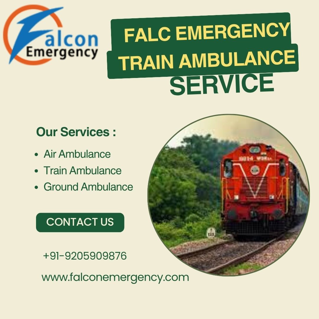 Hire FALC Emergency Train Ambulance Services in Patna for Immediate Patient Transport