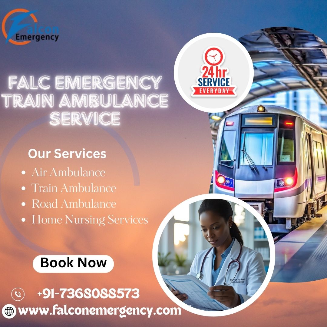 Falc Emergency Transit Without Needing Direction in Patna in its Train Ambulance