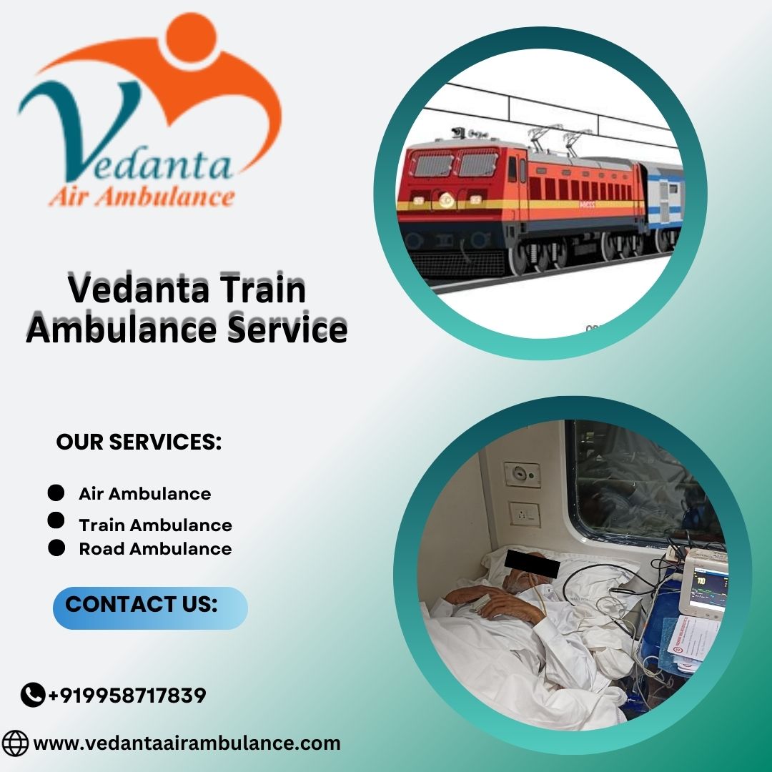 Vedanta Train Ambulance Services in Mumbai is a trustworthy medical transport provider