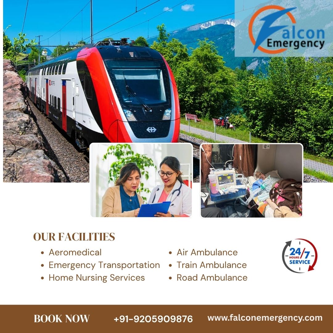 Falc Emergency Doesn’t Struggle with Last-Minute Steps in Patna in its Train Ambulance