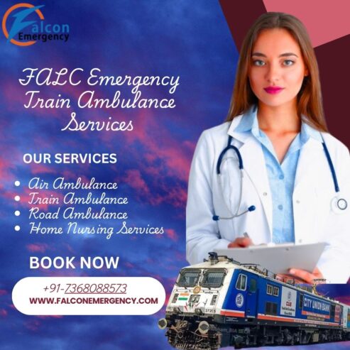 FALC Emergency provides helpful transportation solutions in Varanasi with its ambulance train