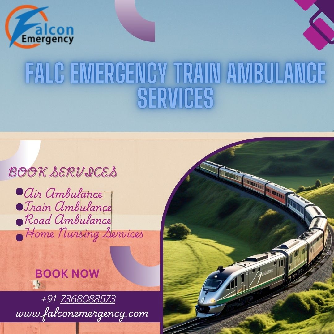 FALC Emergency provides train ambulance service in Raipur with the best management