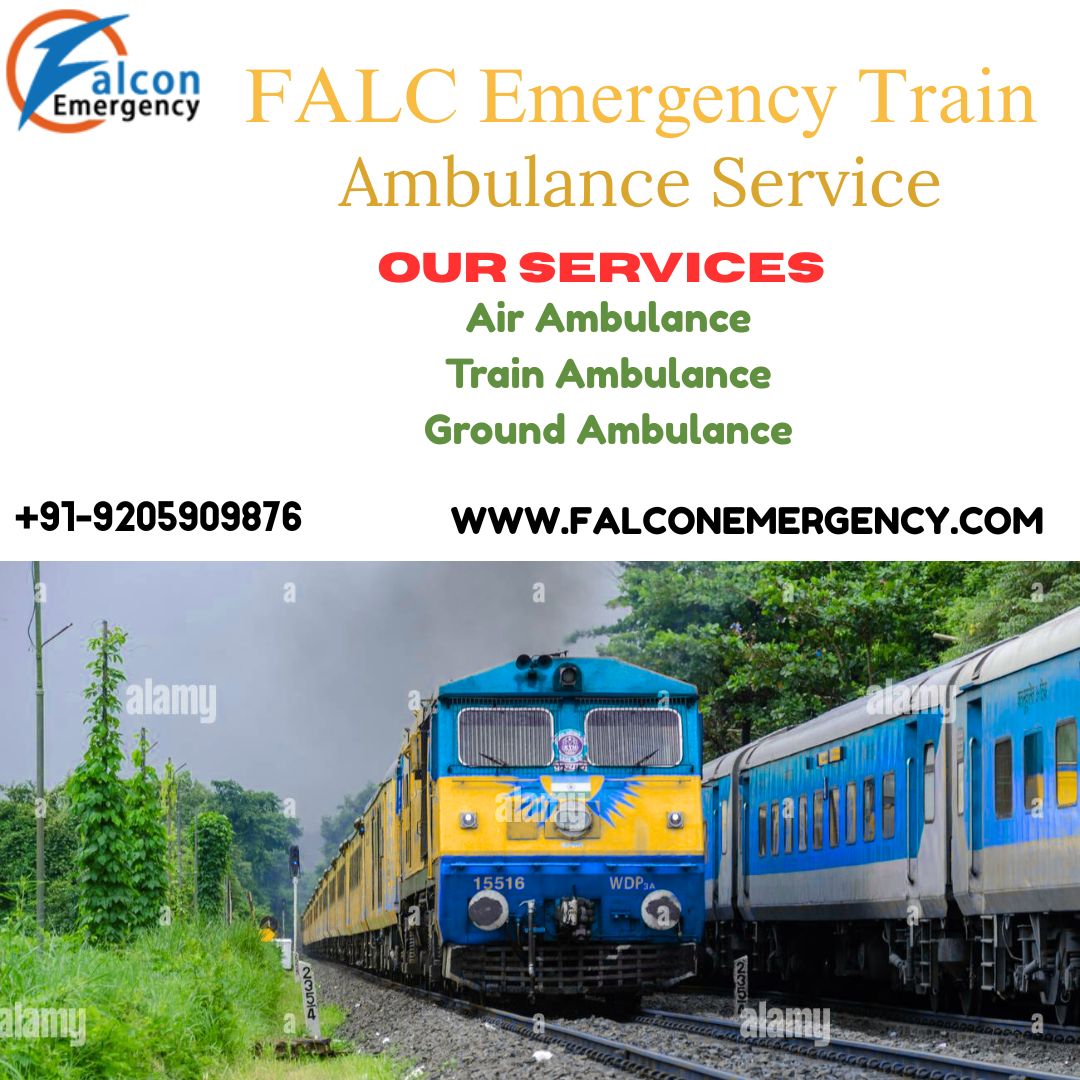 Medical Transit Done Safely by FALC Emergency in Raipur with its Train Ambulance