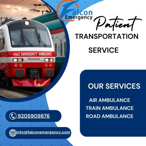 FALC Emergency Never Problematizes You with Tough Transit Steps in Patna in a Train Ambulance