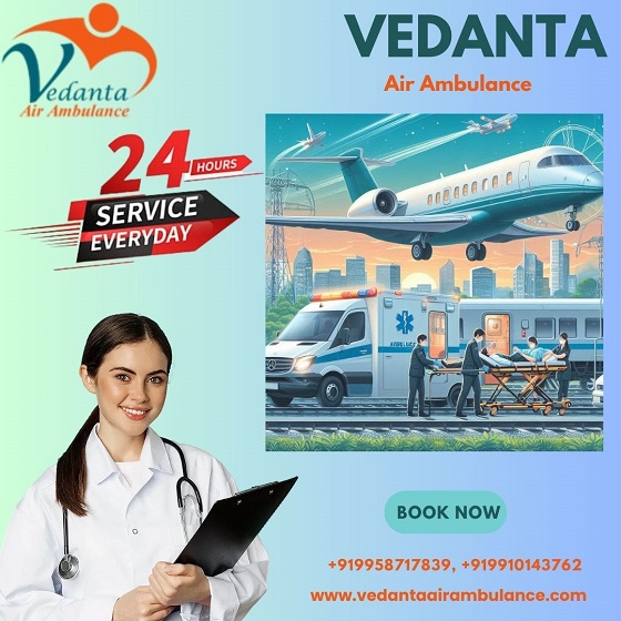 Take Vedanta Air Ambulance Service in Bhubaneswar with the Latest Cardiac Monitor