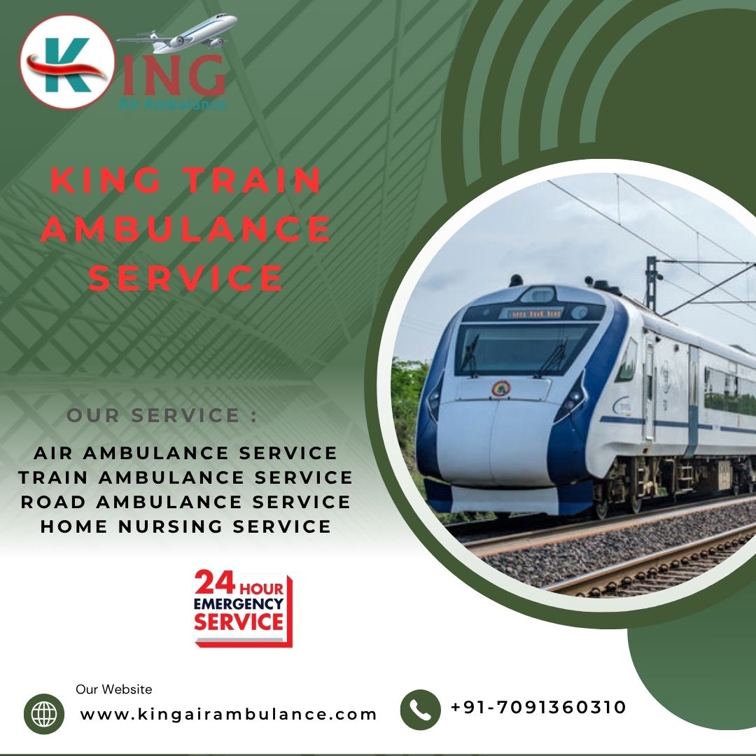 Hire King, a Peak- Class Train Ambulance from Nagpur with CCU Setup