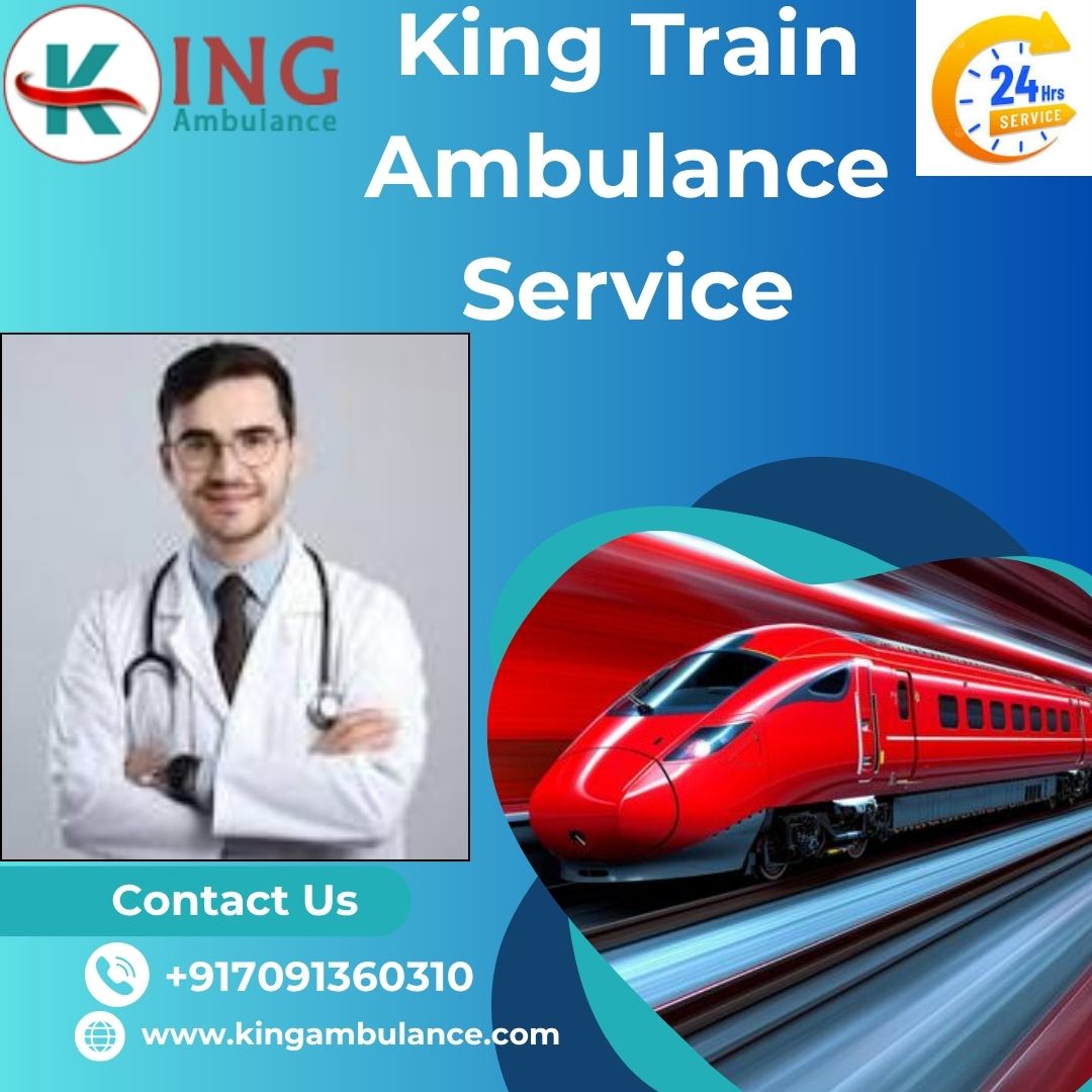 King Offers Precise Updates While Traveling in Allahabad a Train Ambulance