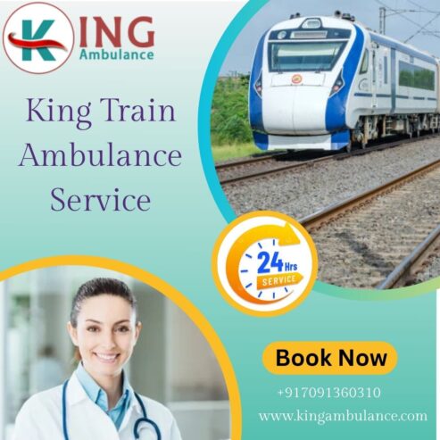 Patients are safely guided by King Train Ambulance in Indore
