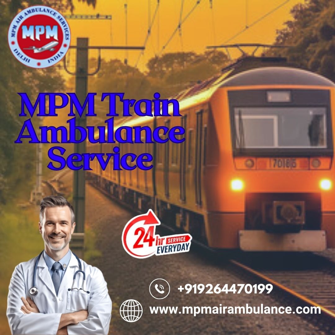 MPM Transit at Mumbai transferred patients into its train ambulance with a clear intention