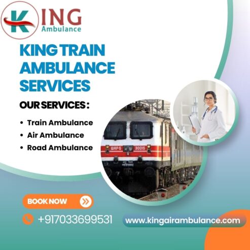 King Train Ambulance in Patna Is Fast and Always Ready To Transport the Patient