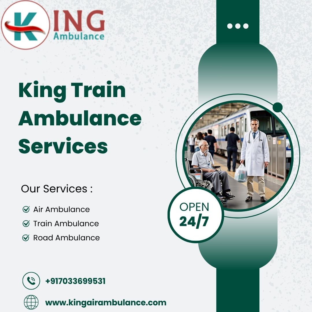 King Acts with Purpose during Transit in Mumbai in Its Train Ambulance