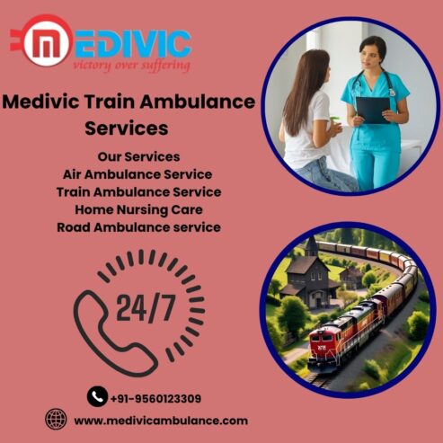 Medivic Does Its Transit Part Quietly in Bhopal in Its Train Ambulance