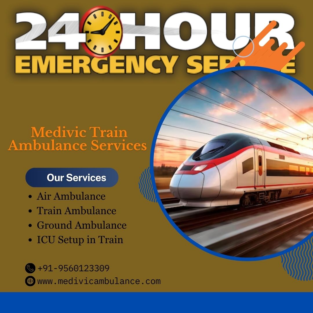 Medivic Doesn’t Delay Care and Gives Support in Ranchi in its Train Ambulance