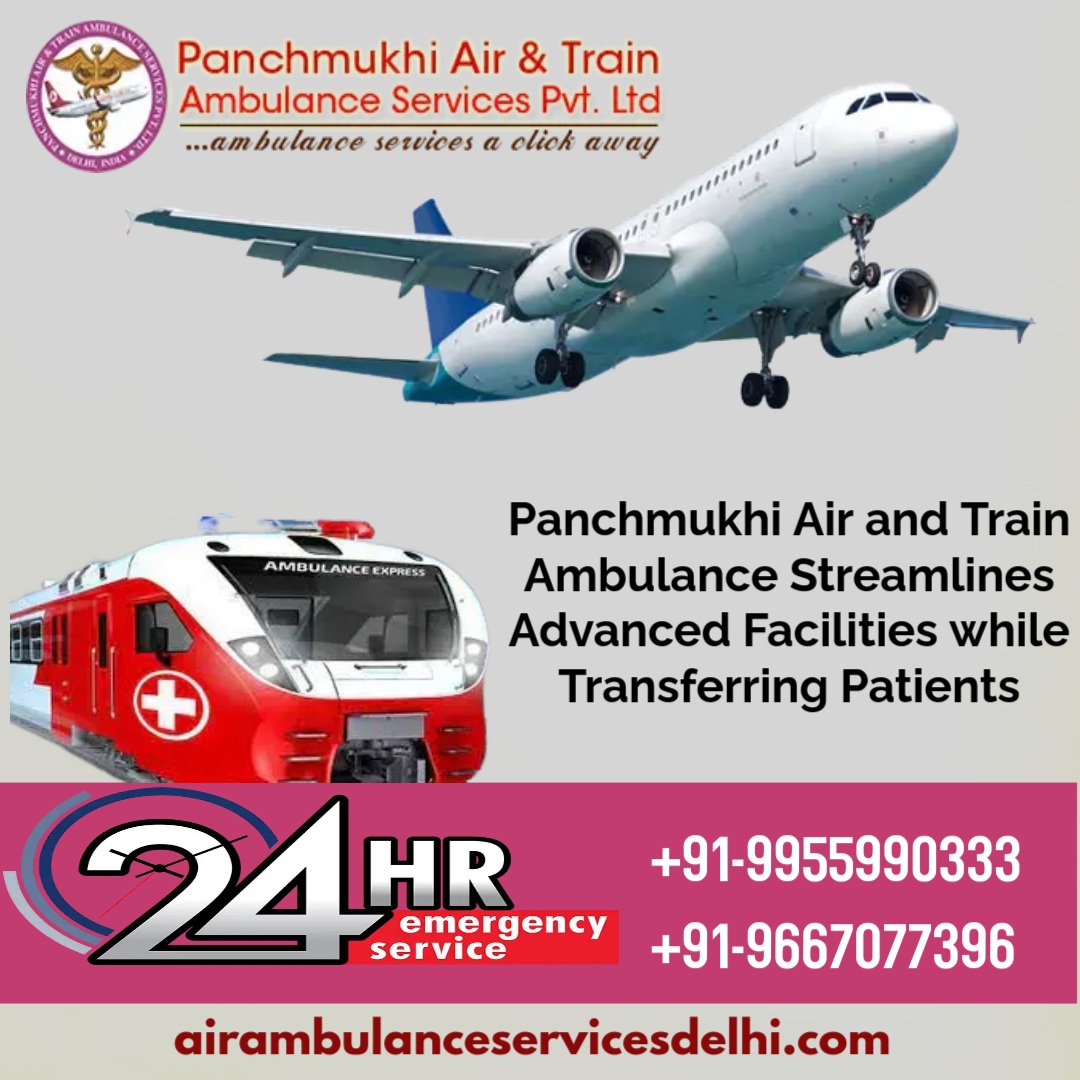 Avail Needy Patient Transfer Air Ambulance in Patna by Panchmukhi