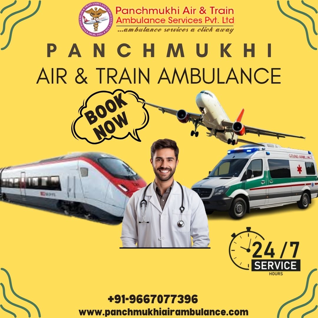 Panchmukhi Train Ambulance offers exceptional medical transfer services in Kolkata