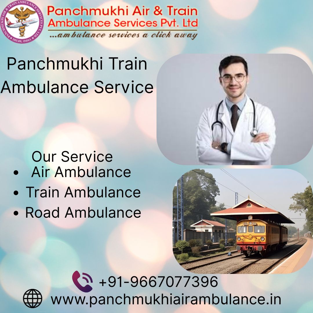 The Panchmukhi Train Ambulance is the fastest emergency medical transportation service available