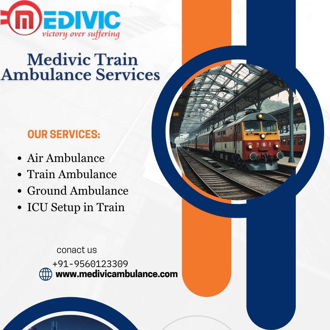 Medivic Train Ambulance In Kolkata Has All The Life-Saving Equipment During The Journey