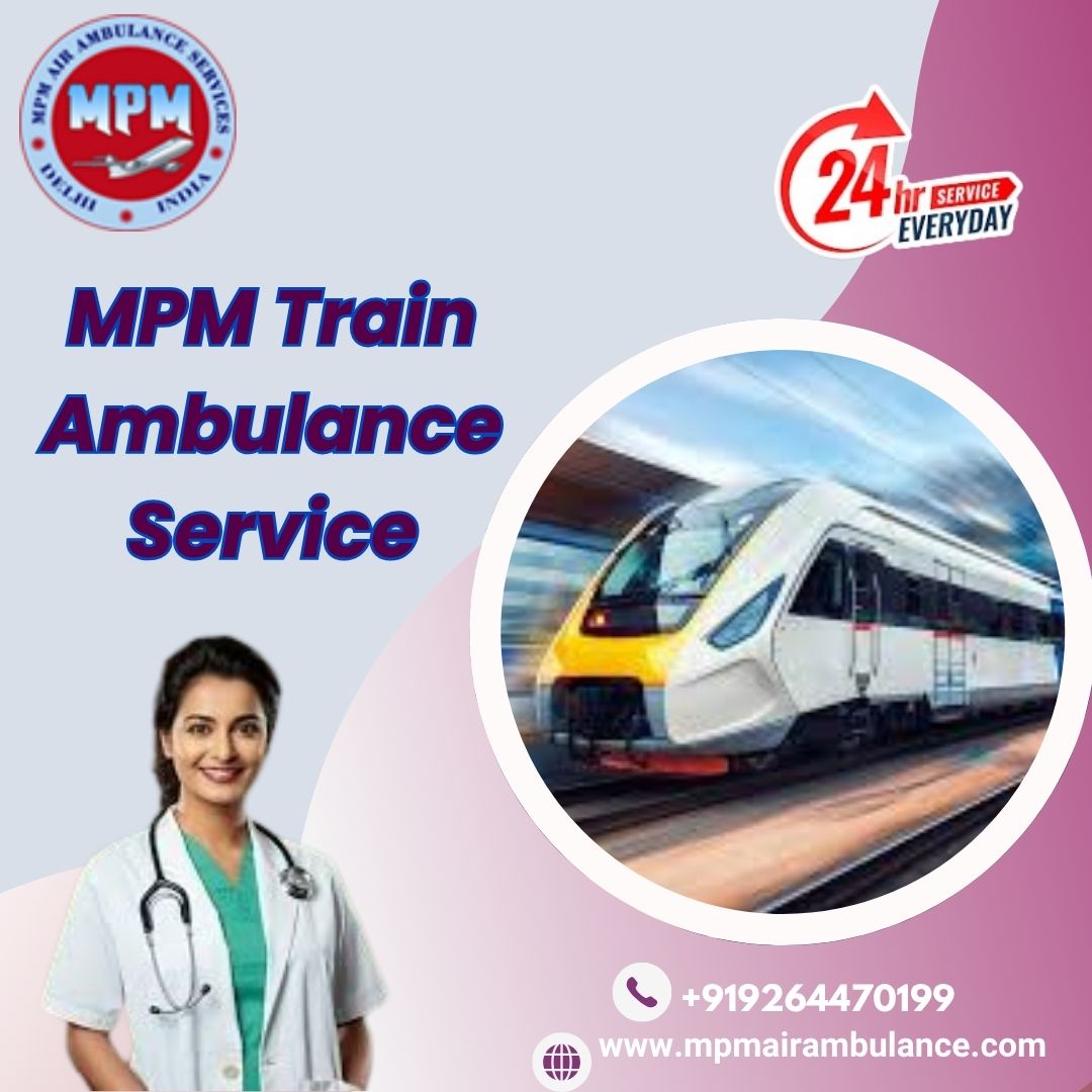 Use the high-tech MPM Train Ambulance Services in Raipur with modern Ventilator Features