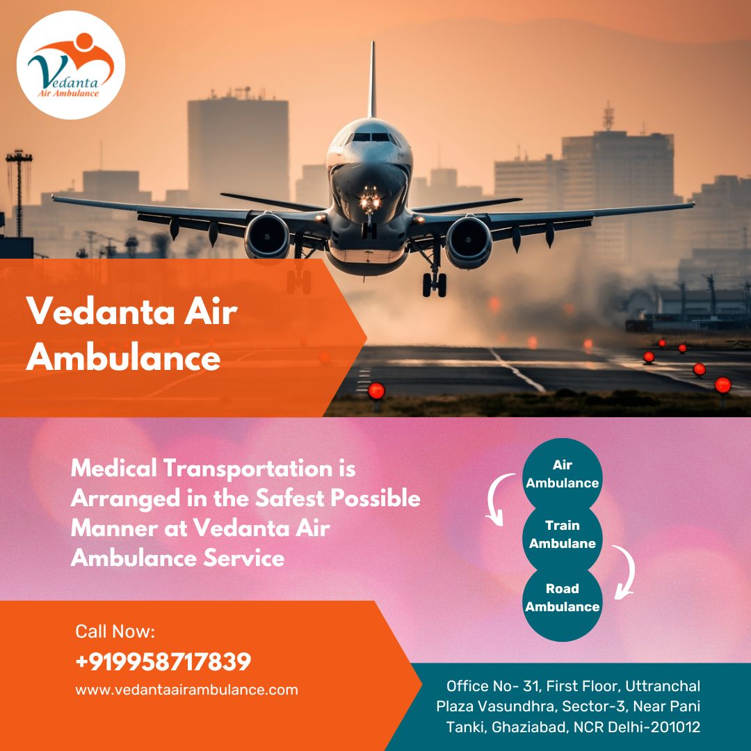 Low-cost Air Ambulance with Superior Medical System from Mumbai via Vedanta