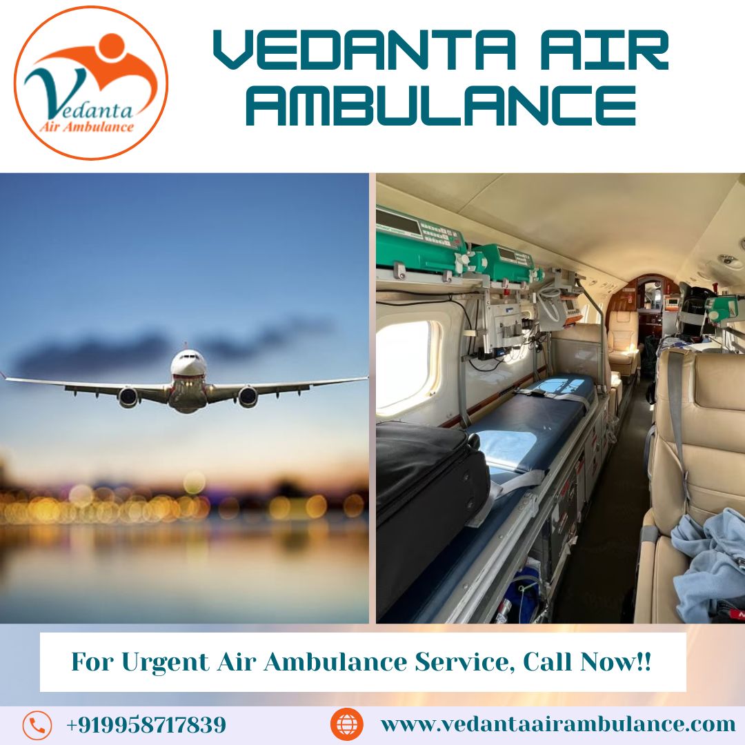 With an Expert Medical Team, Shift Your Patient in an Air Ambulance from Kolkata