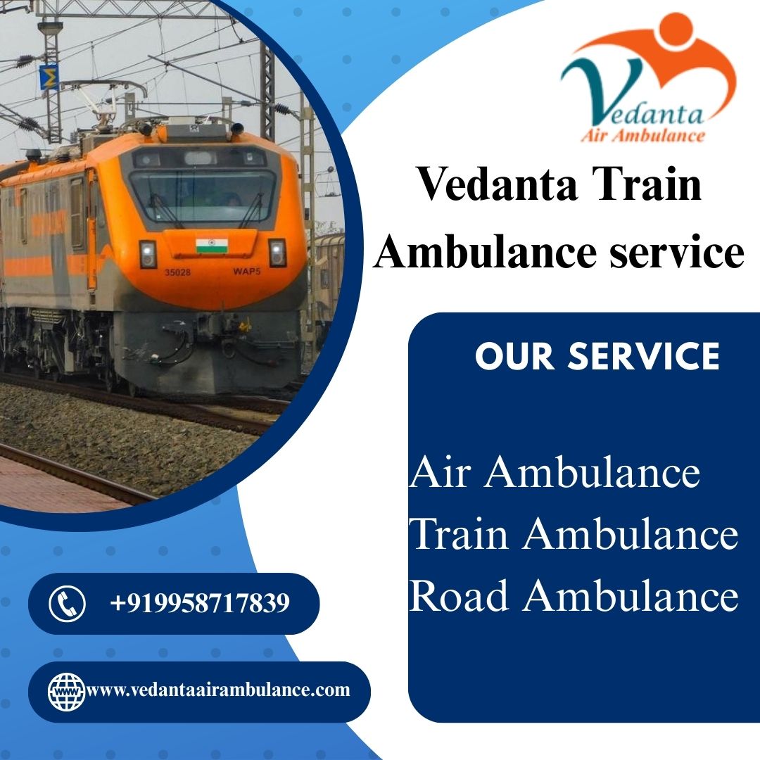 Vedanta Ambulance provides immediate assistance through train-based transit in Hyderabad