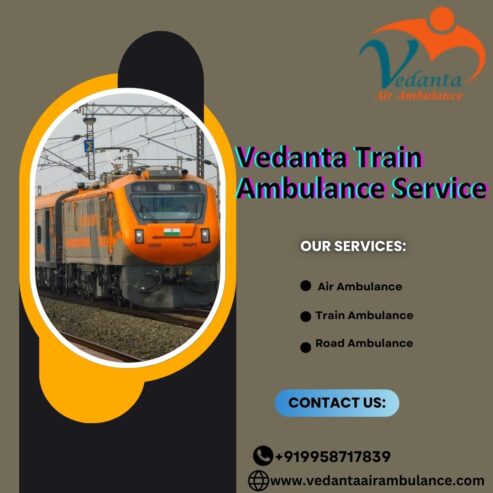 Vedanta is at the forefront of all Kolkata transport regions with its rail ambulance