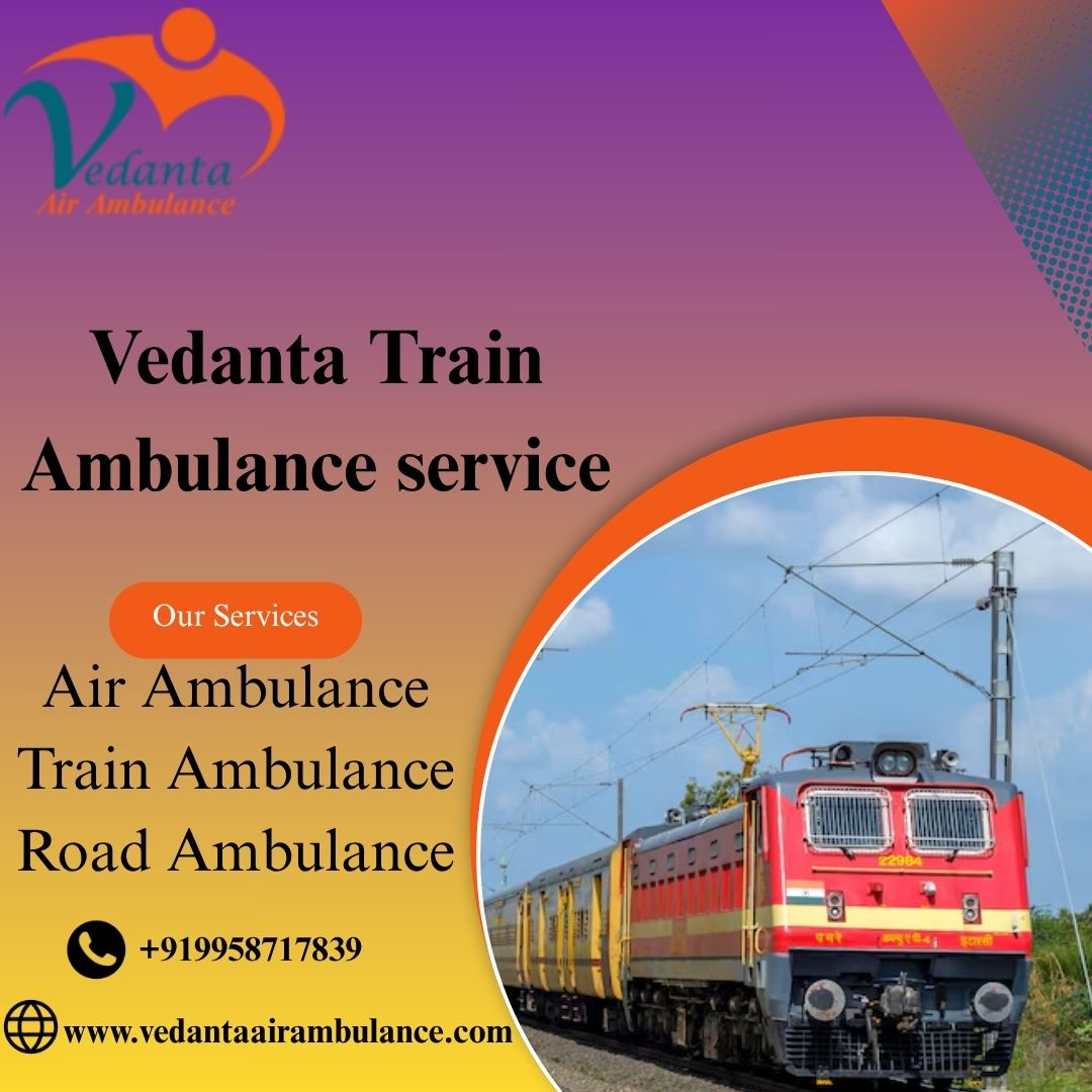 Vedanta has professional Support for Critical Transit in Hyderabad in its Train Ambulance