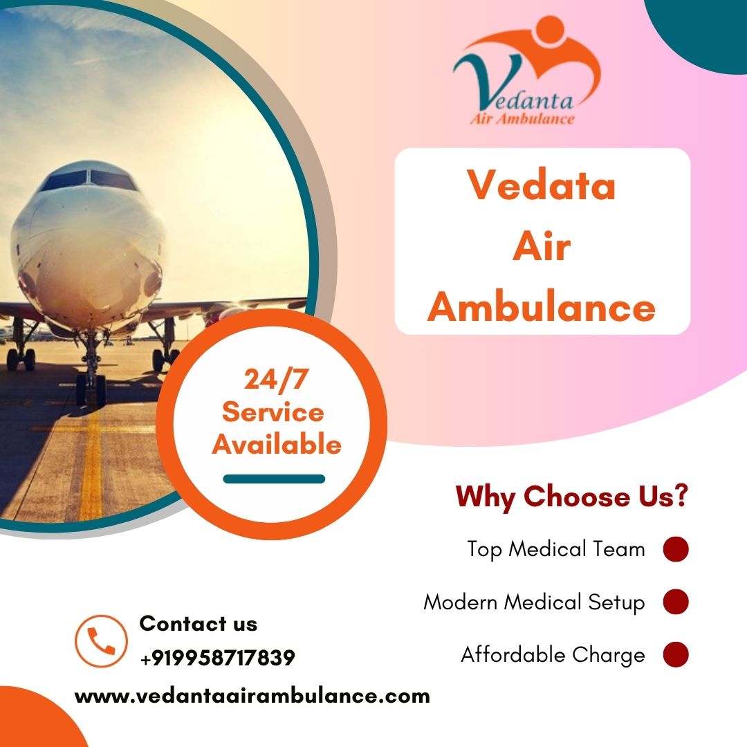 Select Trusted Air Ambulance with Unique Medical System in Kolkata