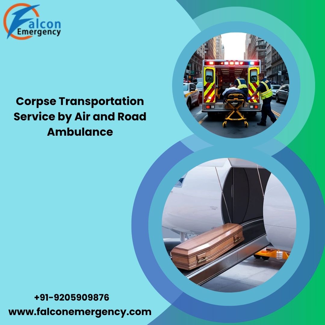 FALC Emergency Guiding the Dead Body Transit with Respect in Hyderabad in its Ambulance