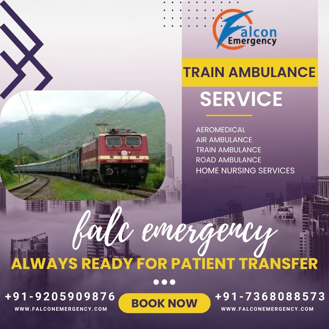 FALC Emergency offers reliable train ambulances for patients in all locations of Jaipur