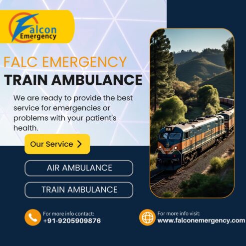 FALC Emergency reduces the fear of patient transport in Allahabad with its ambulance train