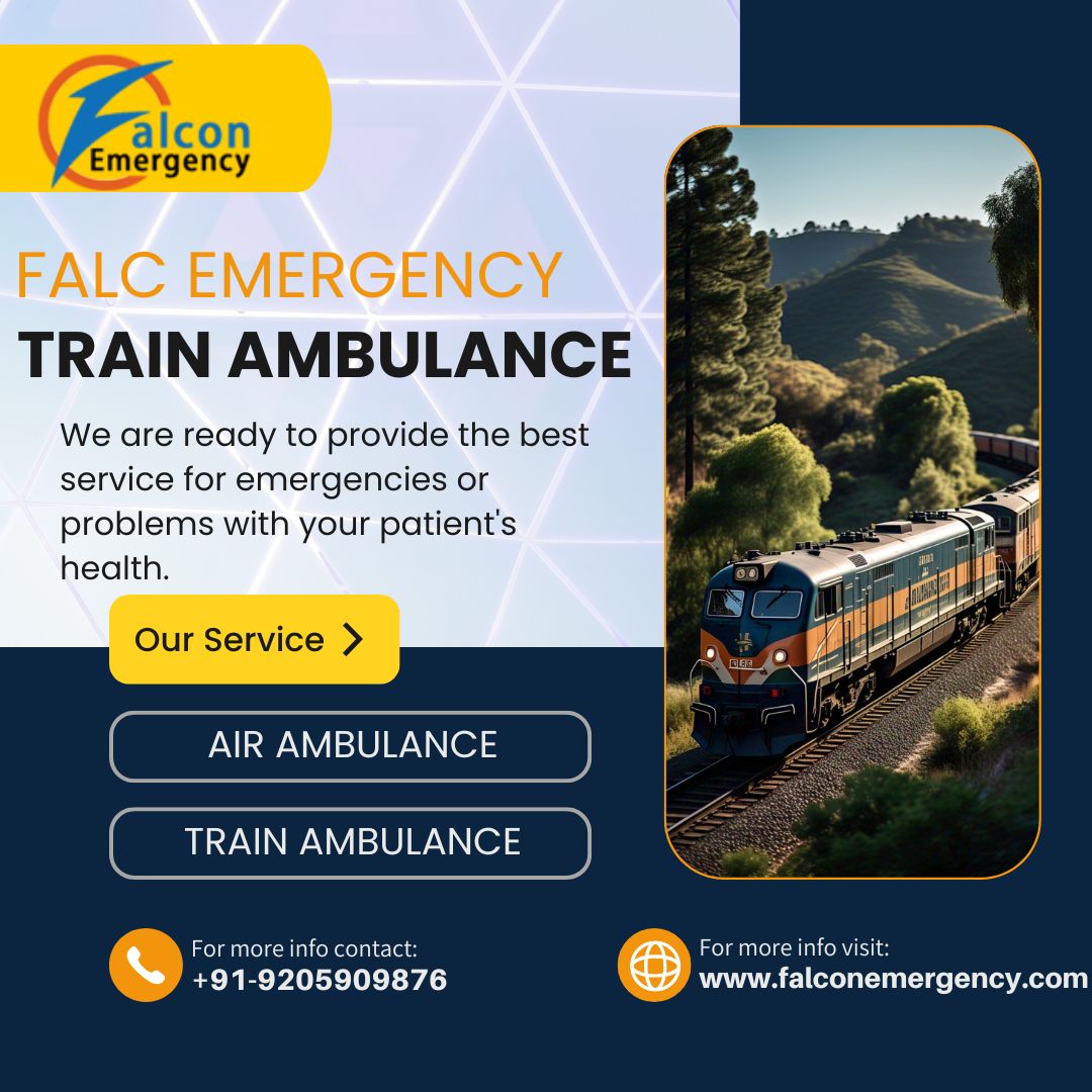 FALC Emergency reduces the fear of patient transport in Allahabad with its ambulance train