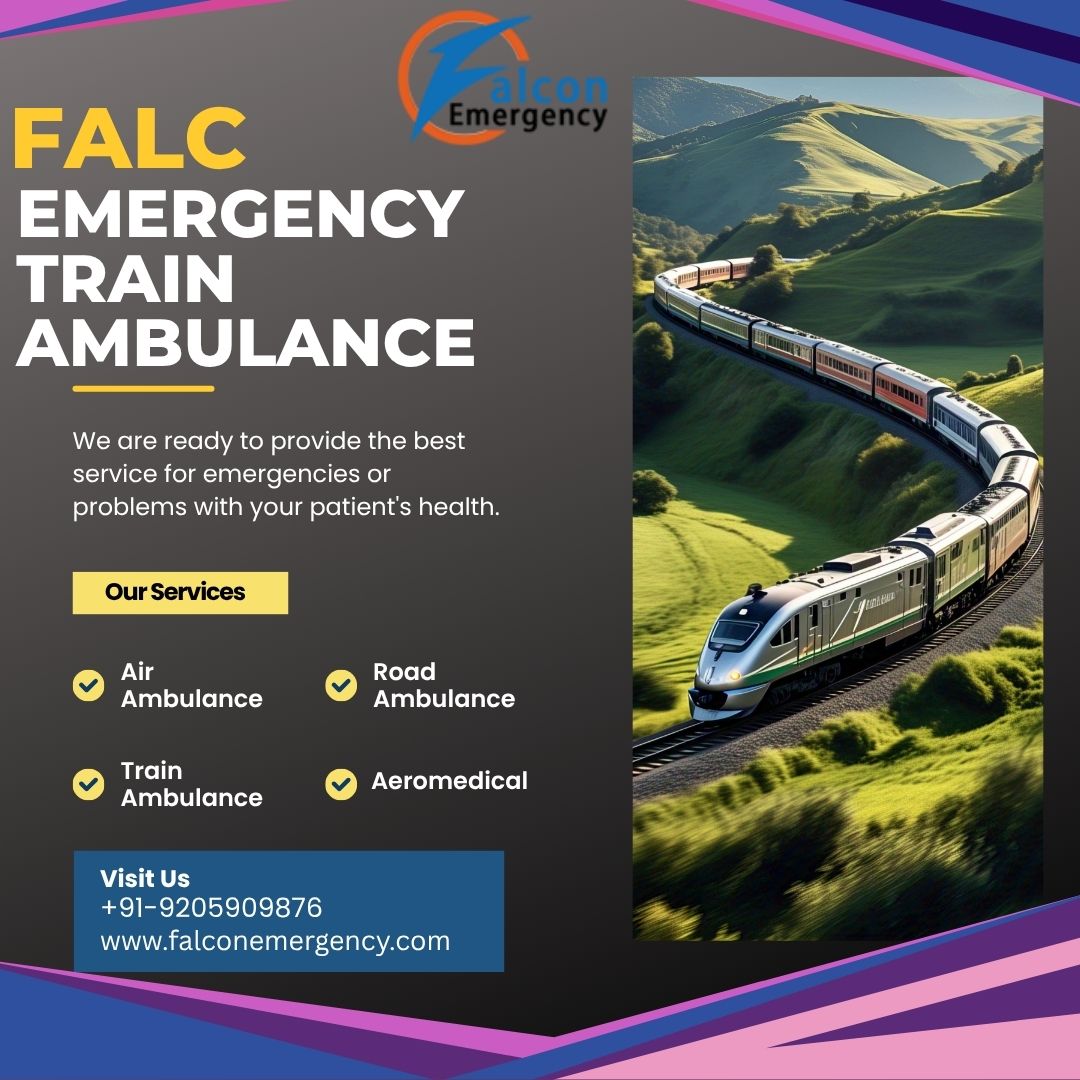 FALC Emergency Train Ambulance Services in Raipur – A Lifeline for Critical Patient Transfers