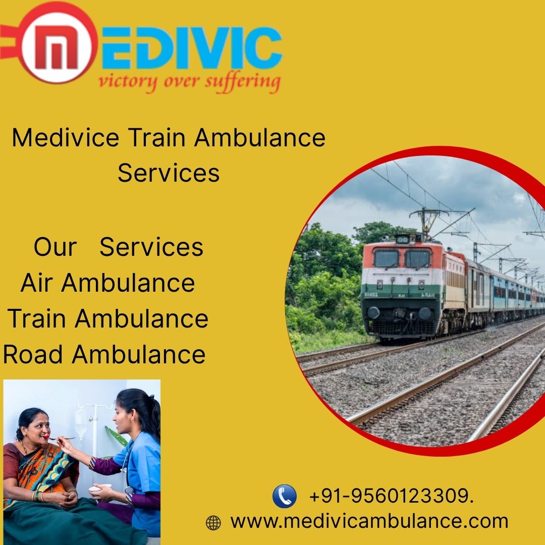 Medivic Patients in Transit Without Doubt in Chennai in its Train Ambulance