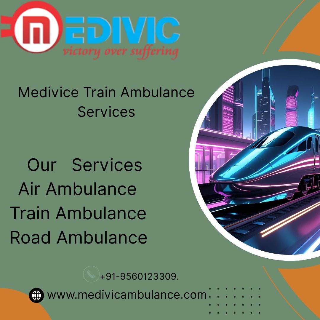Medivic provides timely intercity transit assistance in its train ambulance in Mumbai