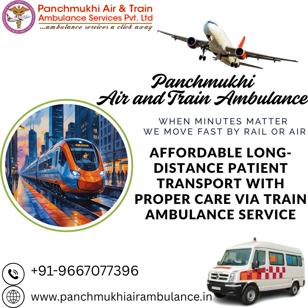 Panchmukhi Stays Responsible during Transit in Patna in its Train Ambulance 