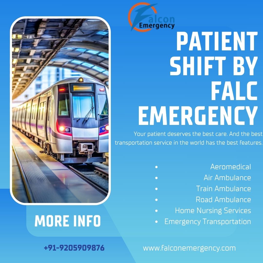 Falc Emergency Manages Transit in a Tense Moment in Patna in a Train Ambulance