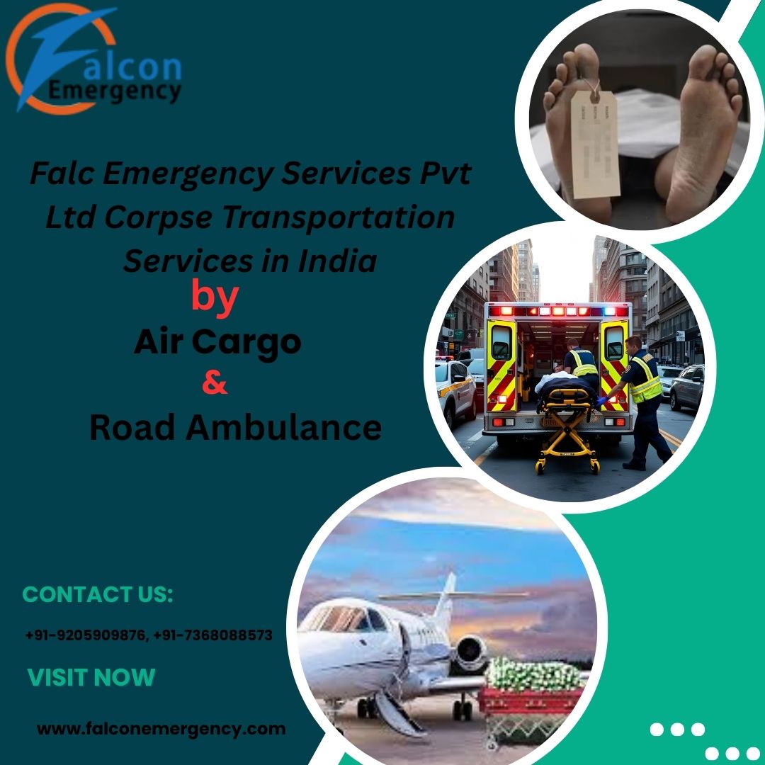 FALC Emergency Transit Dead Body with Deep Care and Attention in a Chennai Ambulance