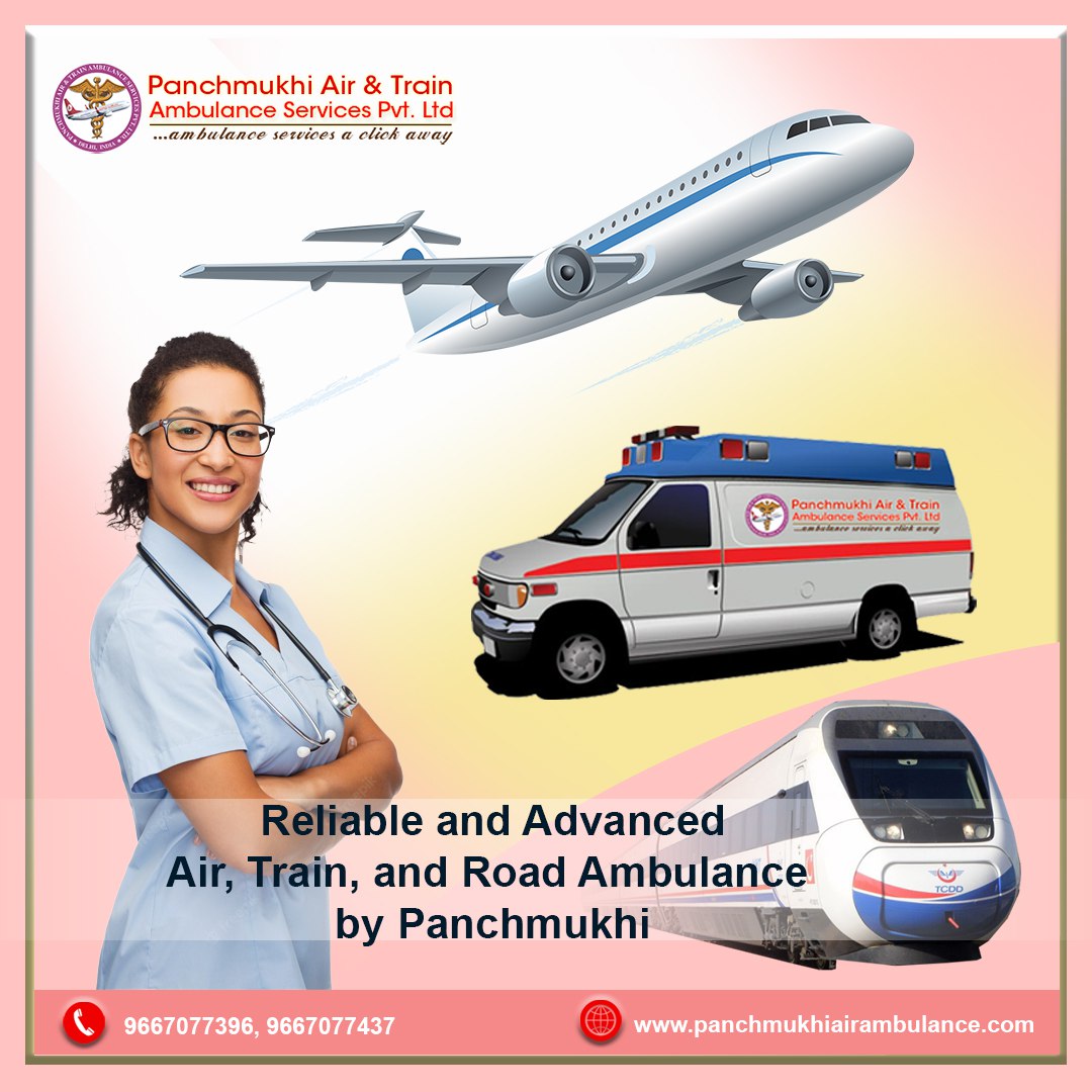 Use Panchmukhi, an Experienced Air Ambulance from Patna with Suitable Medical Care