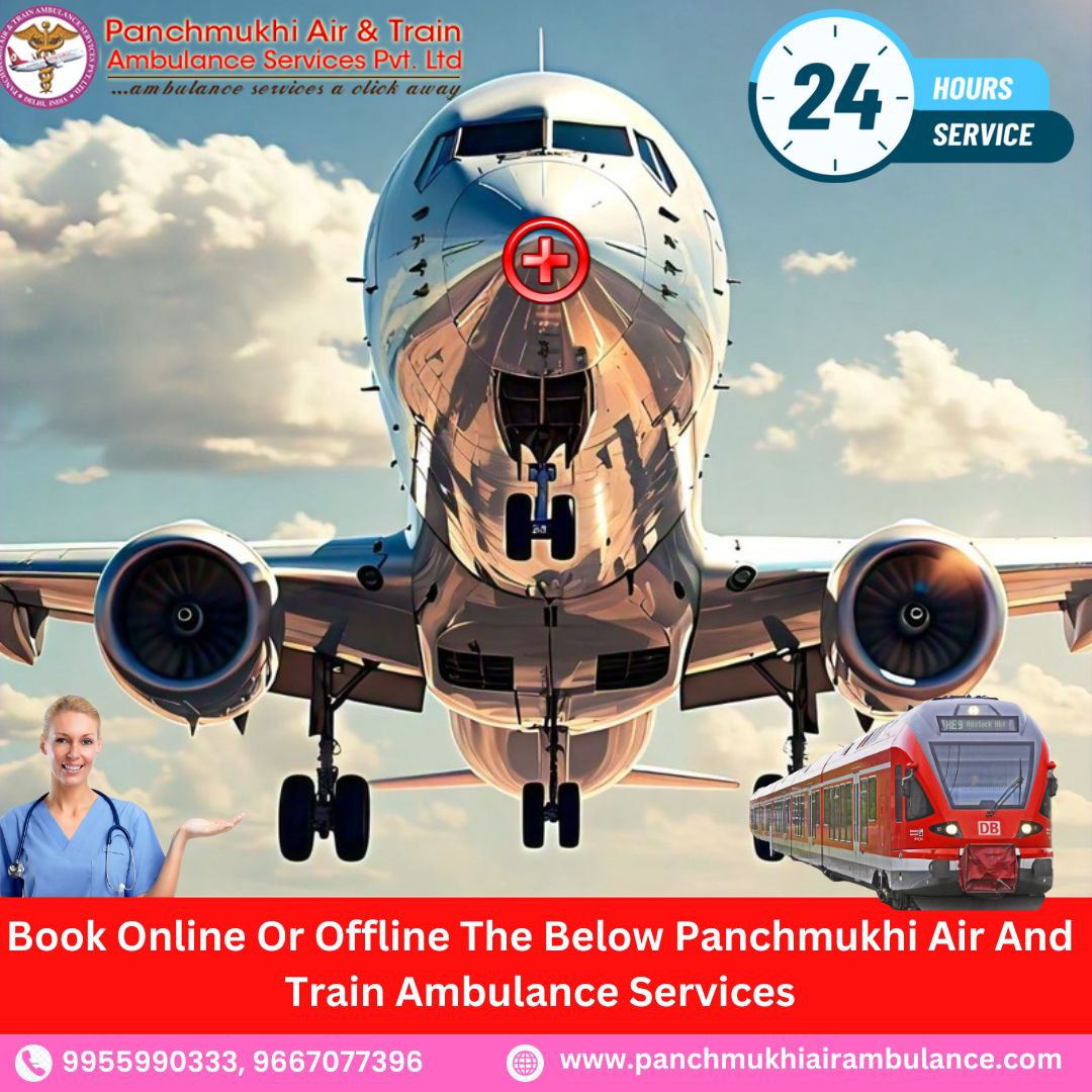 Hire Panchmukhi, a Commendable Air Ambulance from Patna with Proper Medical Aid