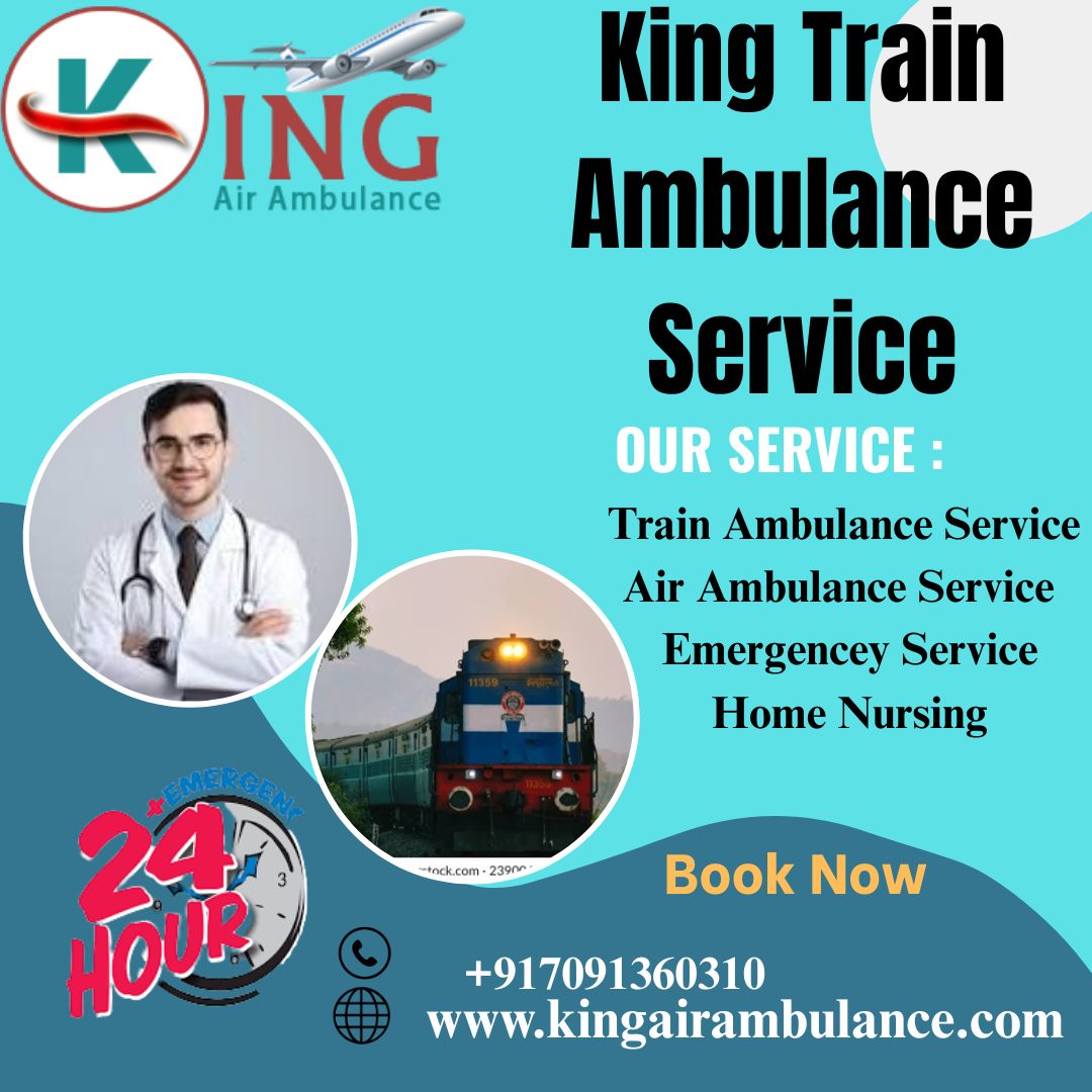 King Train Ambulance in Delhi works directly according to your schedule