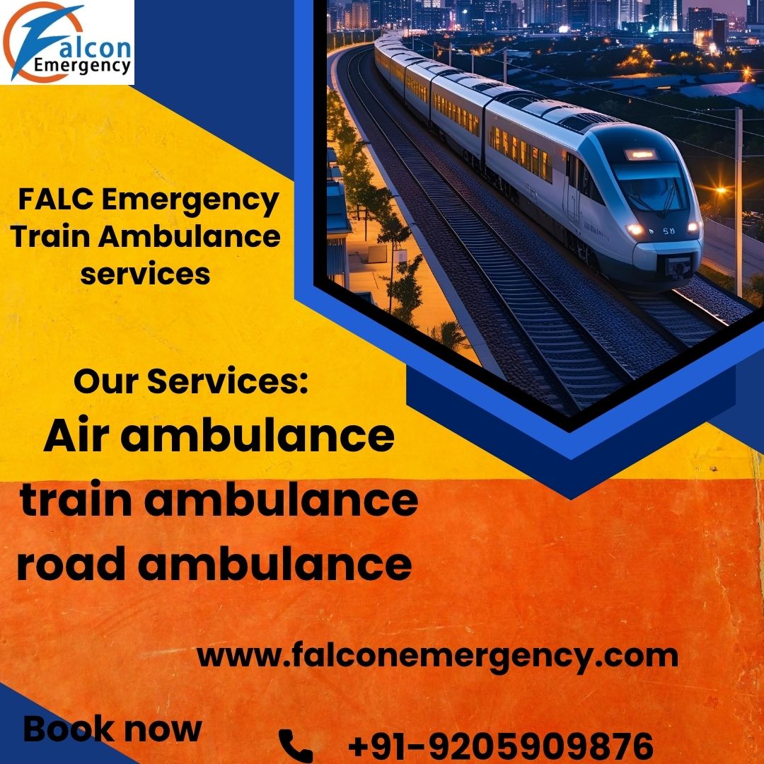FALC Emergency helps you navigate this difficult time in Hyderabad with ease, using train ambulance