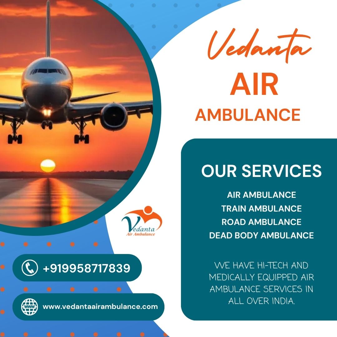 Use the Splendid Air Ambulance with Medical Accessories in Hyderabad