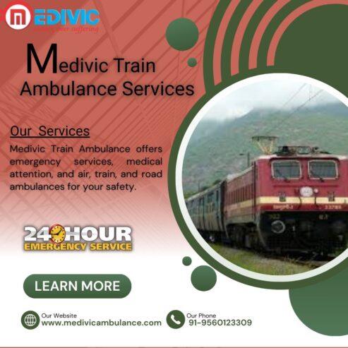 Medivic guarantees proper transit Without Stress in Kolkata via its train ambulance